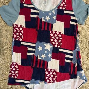 Lularoe patriotic women’s size small shirt